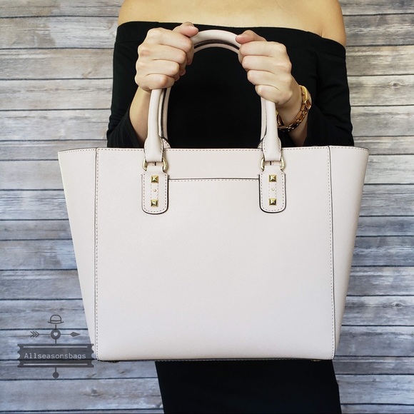 NWT Michael Kors Large Sandrine stud Tote Ballet - Picture 2 of 8